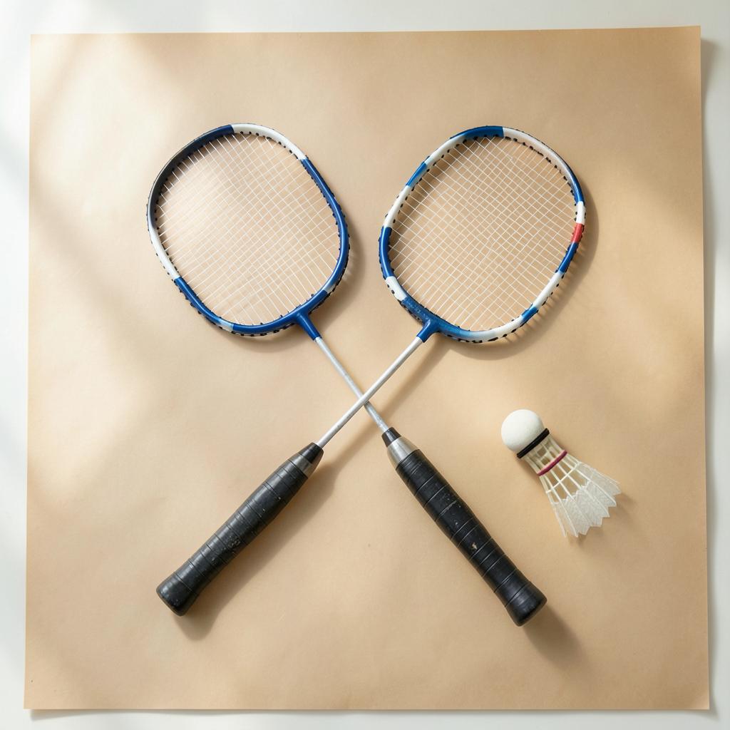 Feather-Light Badminton Pair